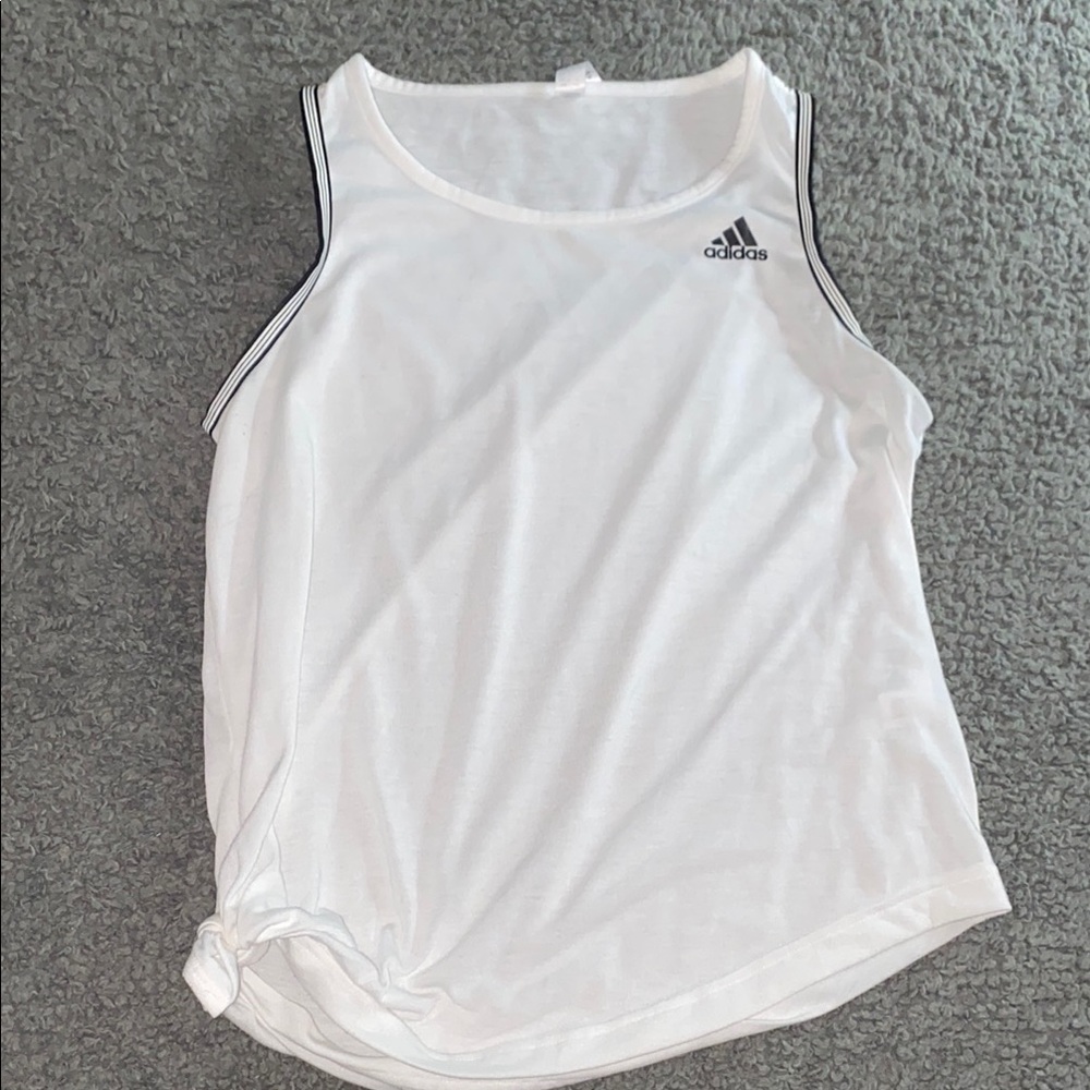 Women’s Adidas White Tank Top - Picture 7 of 7